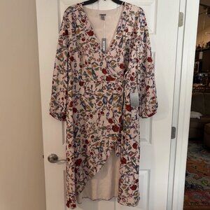 Chelsea28 sz 22 floral wrap dress NWT